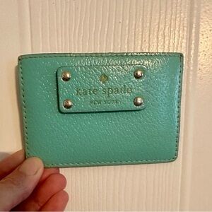 kate spade Aqua Card Holder